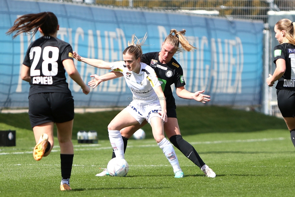 Sturm Damen - Altach
OEFB Frauen Bundesliga, 11. Runde, SK Sturm Graz Damen - SPG SCR Altach FFC Vorderland, Trainingszentrum Messendorf, 24.03.2024. 

Foto zeigt Laura Lillholm-Petersen (Sturm Damen)
