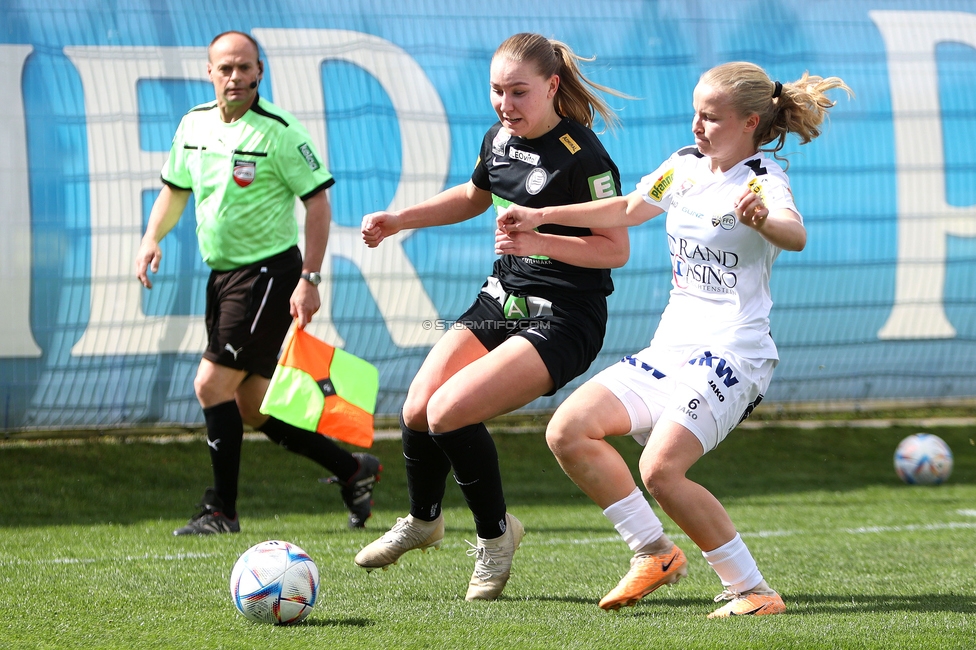 Sturm Damen - Altach
OEFB Frauen Bundesliga, 11. Runde, SK Sturm Graz Damen - SPG SCR Altach FFC Vorderland, Trainingszentrum Messendorf, 24.03.2024. 

Foto zeigt Anna Wirnsberger (Sturm Damen)
