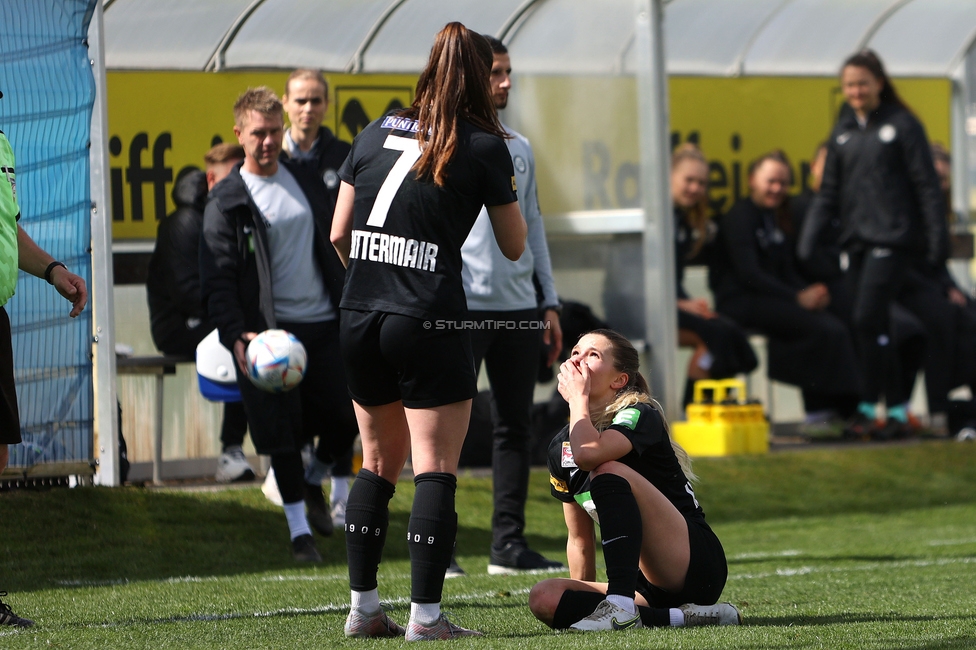 Sturm Damen - Altach
OEFB Frauen Bundesliga, 11. Runde, SK Sturm Graz Damen - SPG SCR Altach FFC Vorderland, Trainingszentrum Messendorf, 24.03.2024. 

Foto zeigt Elena Koessler (Sturm Damen)
