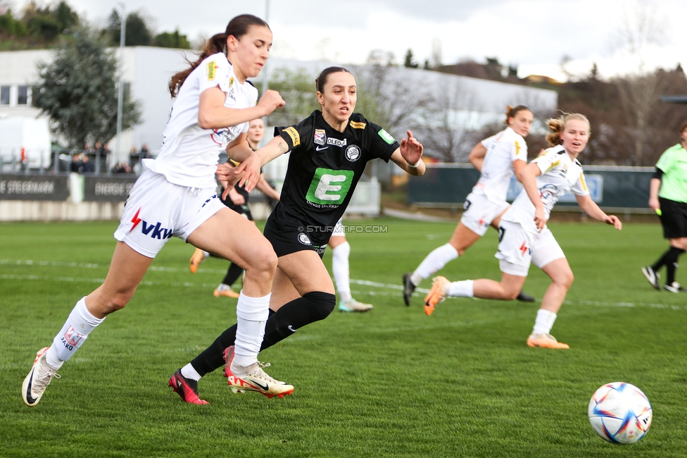 Sturm Damen - Altach
OEFB Frauen Bundesliga, 11. Runde, SK Sturm Graz Damen - SPG SCR Altach FFC Vorderland, Trainingszentrum Messendorf, 24.03.2024. 

Foto zeigt Andrea Glibo (Sturm Damen)
