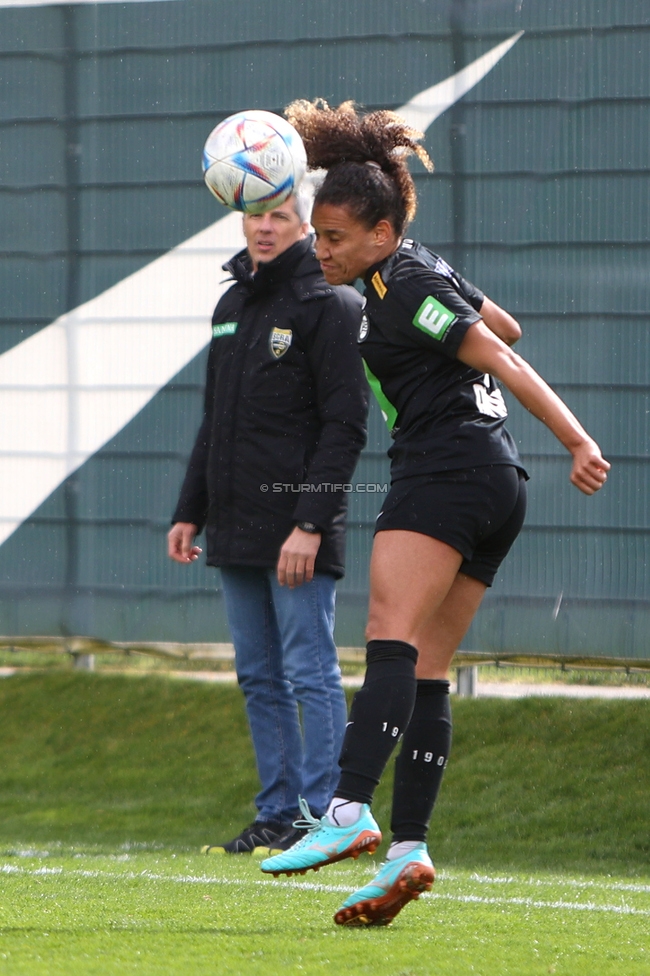 Sturm Damen - Altach
OEFB Frauen Bundesliga, 11. Runde, SK Sturm Graz Damen - SPG SCR Altach FFC Vorderland, Trainingszentrum Messendorf, 24.03.2024. 

Foto zeigt Rachel Avant (Sturm Damen)
