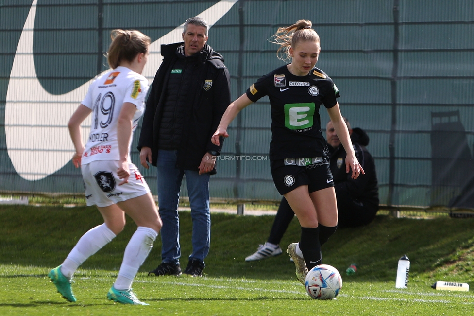 Sturm Damen - Altach
OEFB Frauen Bundesliga, 11. Runde, SK Sturm Graz Damen - SPG SCR Altach FFC Vorderland, Trainingszentrum Messendorf, 24.03.2024. 

Foto zeigt Lena Breznik (Sturm Damen)
