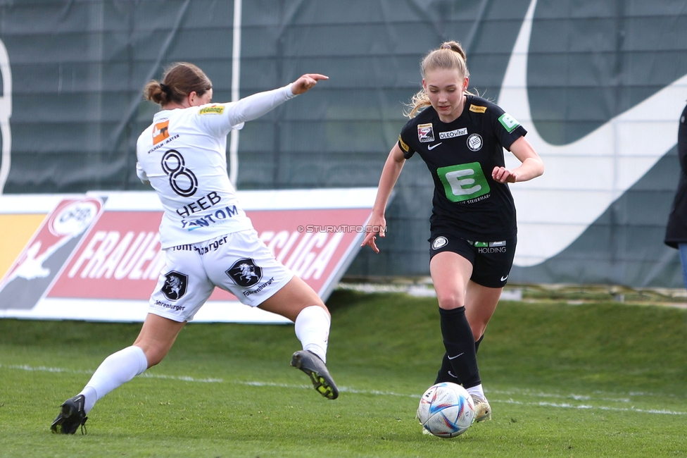 Sturm Damen - Altach
OEFB Frauen Bundesliga, 11. Runde, SK Sturm Graz Damen - SPG SCR Altach FFC Vorderland, Trainingszentrum Messendorf, 24.03.2024. 

Foto zeigt Lena Breznik (Sturm Damen)
