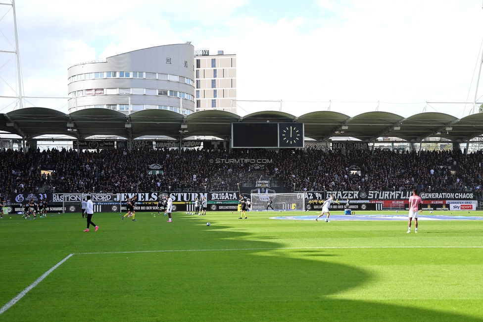 Sturm Graz - Salzburg
Oesterreichische Fussball Bundesliga, 24. Runde, SK Sturm Graz - FC Salzburg, Stadion Liebenau Graz, 31.03.2024. 

Foto zeigt Fans von Sturm
