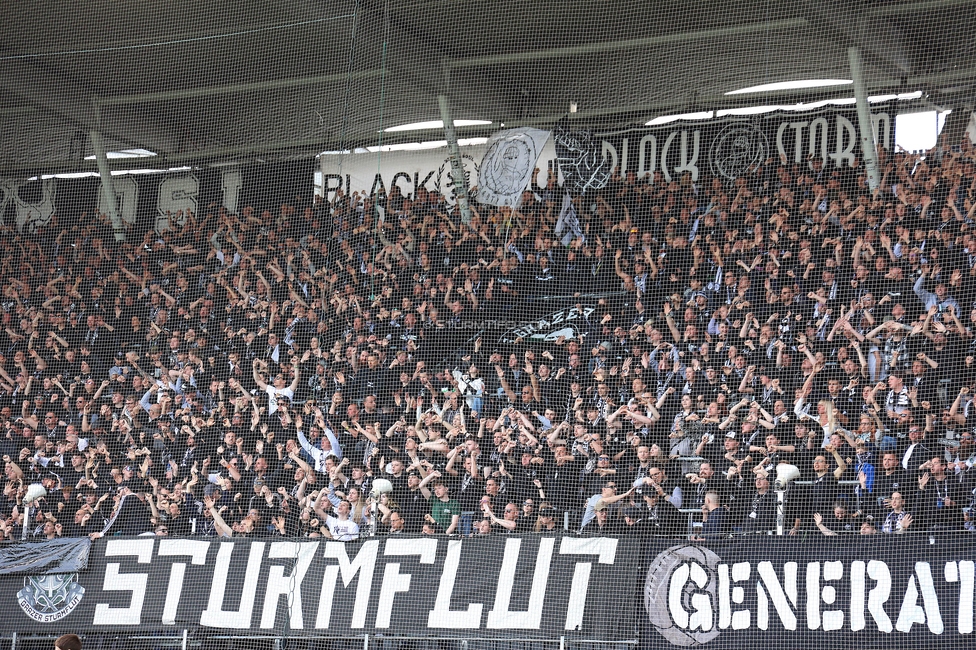 Sturm Graz - Salzburg
Oesterreichische Fussball Bundesliga, 24. Runde, SK Sturm Graz - FC Salzburg, Stadion Liebenau Graz, 31.03.2024. 

Foto zeigt Fans von Sturm
