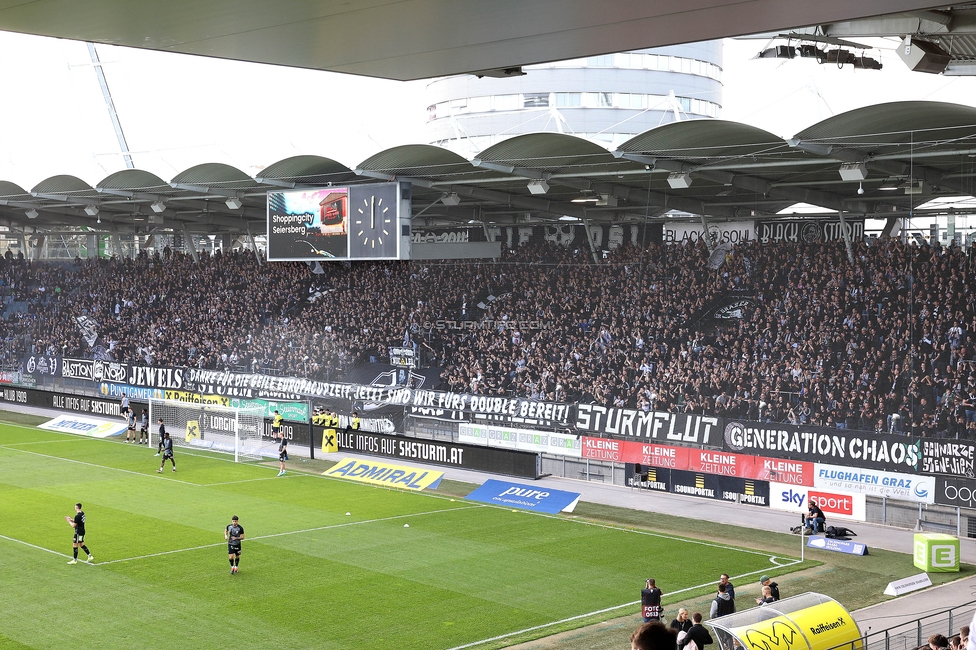 Sturm Graz - Salzburg
Oesterreichische Fussball Bundesliga, 24. Runde, SK Sturm Graz - FC Salzburg, Stadion Liebenau Graz, 31.03.2024. 

Foto zeigt Fans von Sturm
