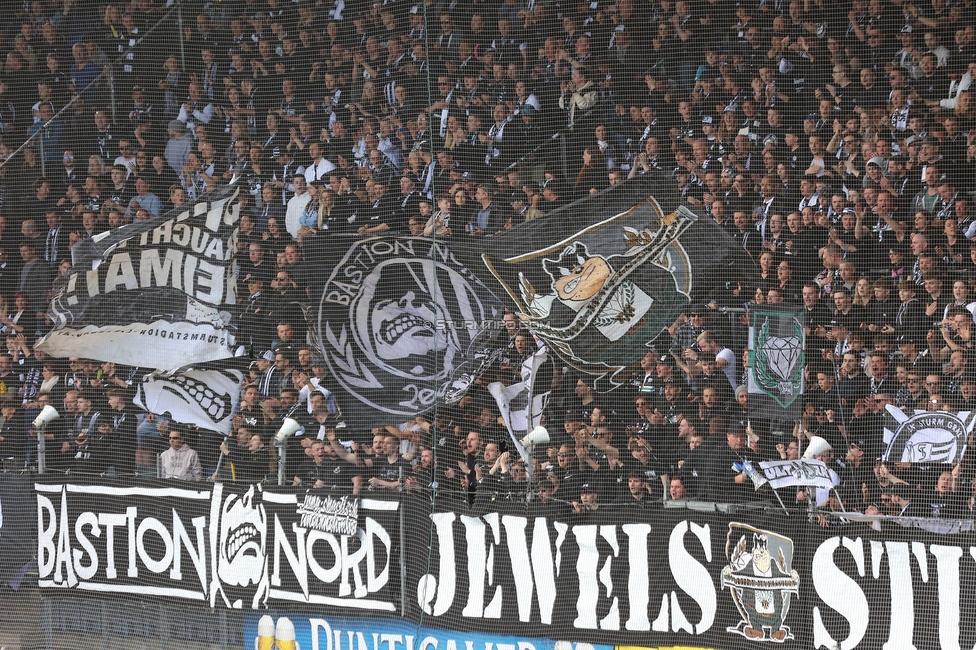 Sturm Graz - Salzburg
Oesterreichische Fussball Bundesliga, 24. Runde, SK Sturm Graz - FC Salzburg, Stadion Liebenau Graz, 31.03.2024. 

Foto zeigt Fans von Sturm
