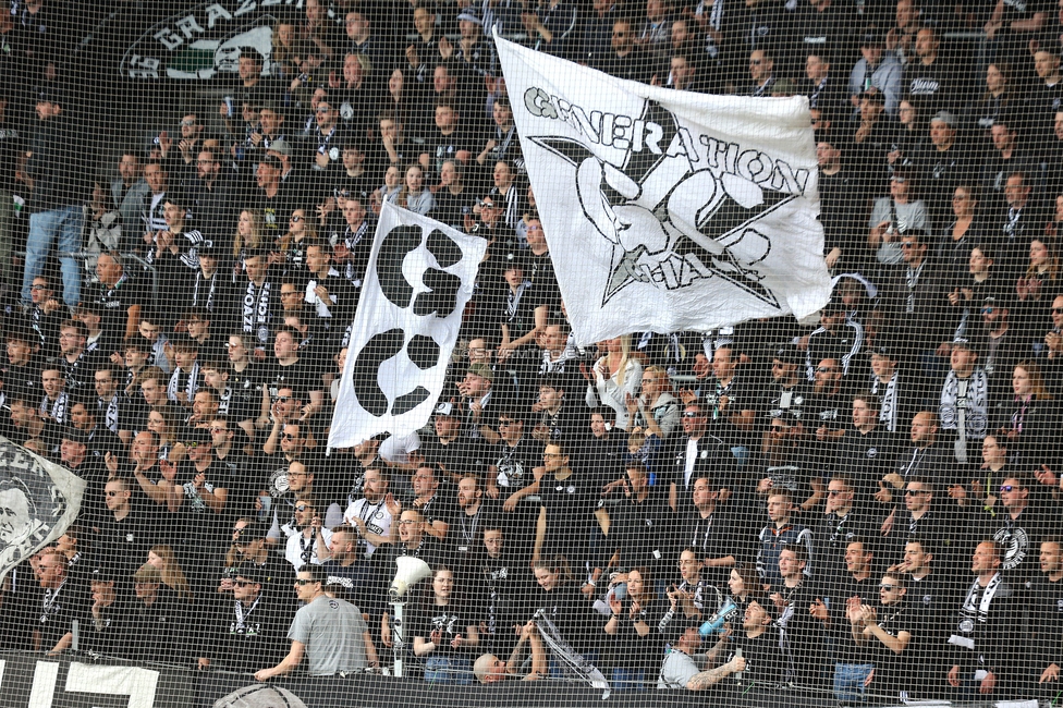 Sturm Graz - Salzburg
Oesterreichische Fussball Bundesliga, 24. Runde, SK Sturm Graz - FC Salzburg, Stadion Liebenau Graz, 31.03.2024. 

Foto zeigt Fans von Sturm
