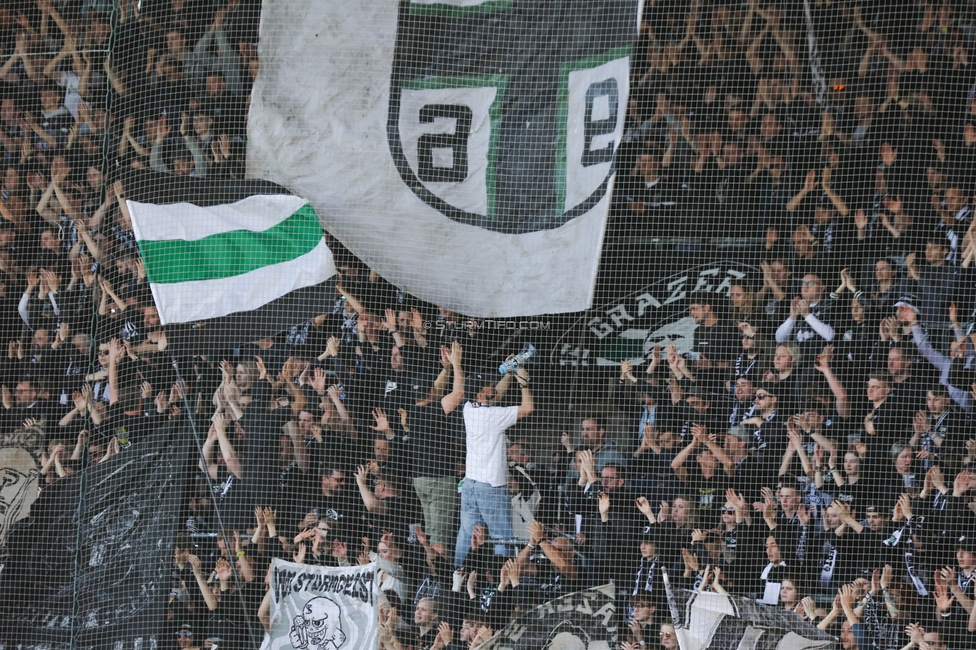 Sturm Graz - Salzburg
Oesterreichische Fussball Bundesliga, 24. Runde, SK Sturm Graz - FC Salzburg, Stadion Liebenau Graz, 31.03.2024. 

Foto zeigt Fans von Sturm
