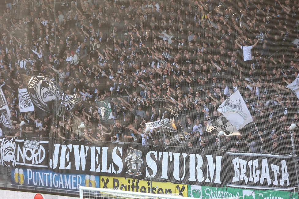 Sturm Graz - Salzburg
Oesterreichische Fussball Bundesliga, 24. Runde, SK Sturm Graz - FC Salzburg, Stadion Liebenau Graz, 31.03.2024. 

Foto zeigt Fans von Sturm
