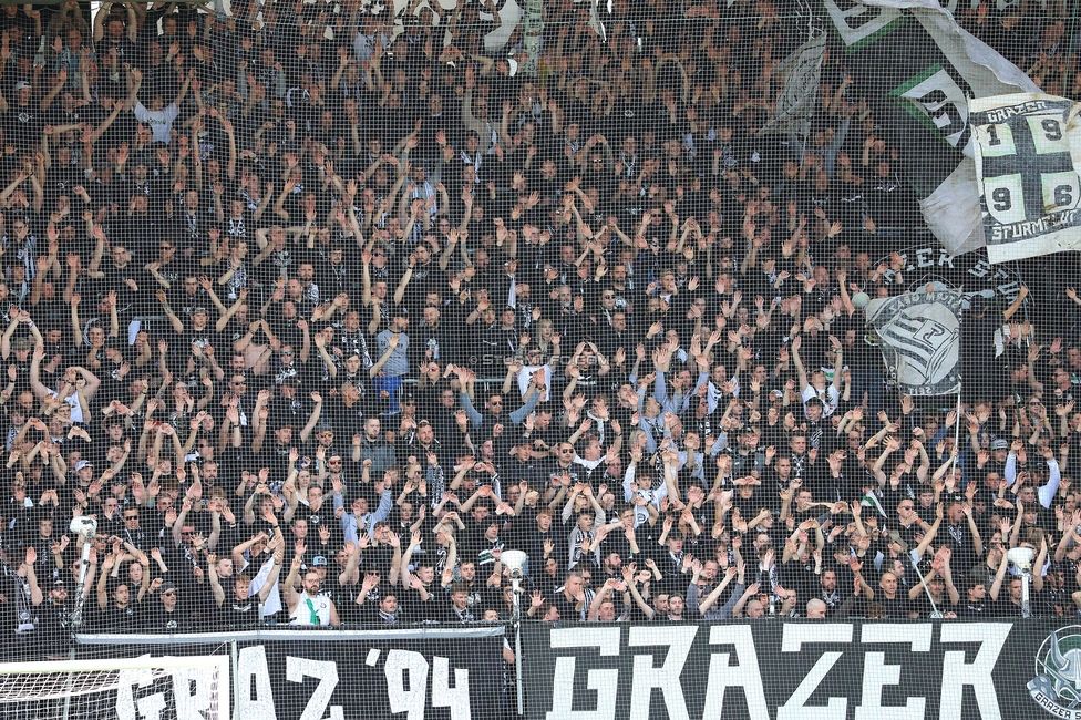 Sturm Graz - Salzburg
Oesterreichische Fussball Bundesliga, 24. Runde, SK Sturm Graz - FC Salzburg, Stadion Liebenau Graz, 31.03.2024. 

Foto zeigt Fans von Sturm
