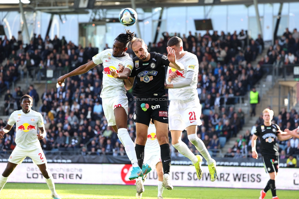 Sturm Graz - Salzburg
Oesterreichische Fussball Bundesliga, 24. Runde, SK Sturm Graz - FC Salzburg, Stadion Liebenau Graz, 31.03.2024. 

Foto zeigt Jon Gorenc-Stankovic (Sturm)
