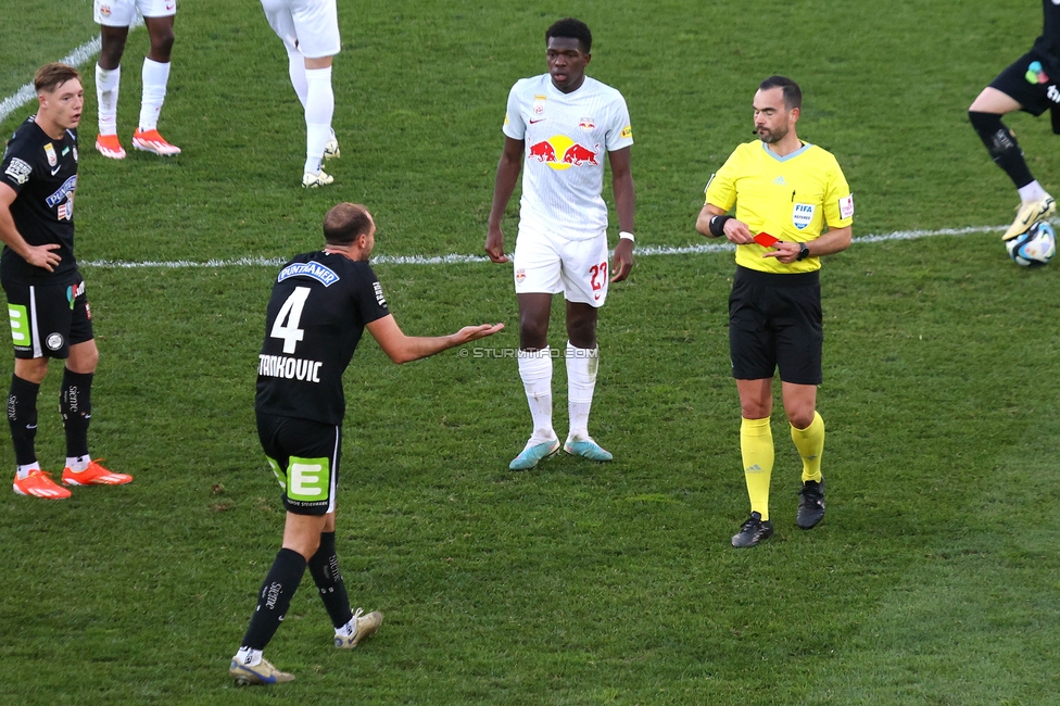 Sturm Graz - Salzburg
Oesterreichische Fussball Bundesliga, 24. Runde, SK Sturm Graz - FC Salzburg, Stadion Liebenau Graz, 31.03.2024. 

Foto zeigt Jon Gorenc-Stankovic (Sturm)
