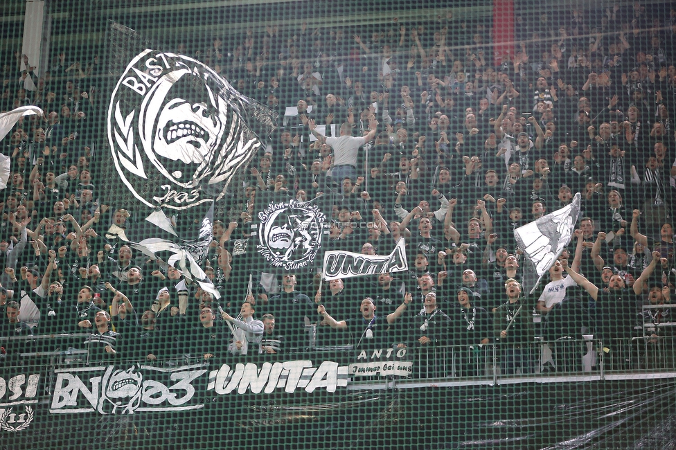 Salzburg - Sturm Graz
OEFB Cup, Halbfinale, FC RB Salzburg - SK Sturm Graz, Stadion Wals-Siezenheim, 04.04.2024. 

Foto zeigt Fans von Sturm
Schlüsselwörter: unita