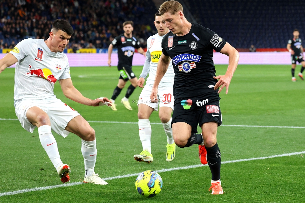 Salzburg - Sturm Graz
OEFB Cup, Halbfinale, FC RB Salzburg - SK Sturm Graz, Stadion Wals-Siezenheim, 04.04.2024. 

Foto zeigt Alexander Prass (Sturm)
