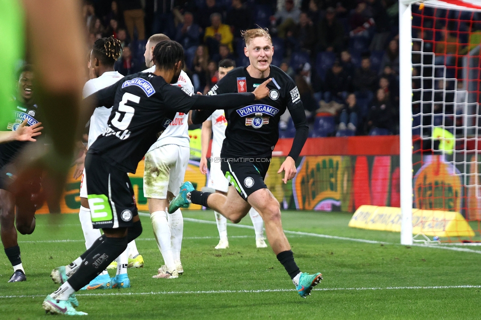 Salzburg - Sturm Graz
OEFB Cup, Halbfinale, FC RB Salzburg - SK Sturm Graz, Stadion Wals-Siezenheim, 04.04.2024. 

Foto zeigt Niklas Geyrhofer (Sturm)
