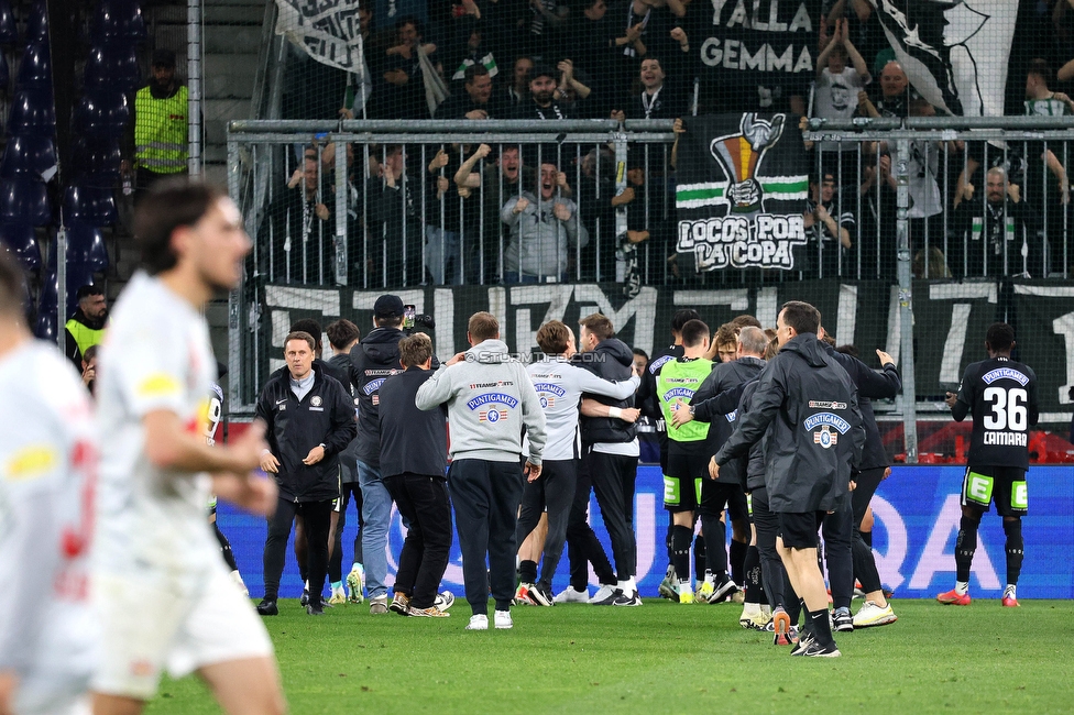 Salzburg - Sturm Graz
OEFB Cup, Halbfinale, FC RB Salzburg - SK Sturm Graz, Stadion Wals-Siezenheim, 04.04.2024. 

Foto zeigt die Mannschaft von Sturm
