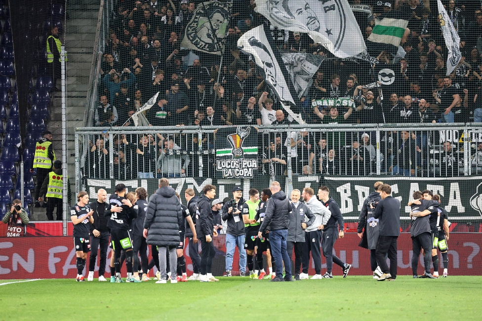 Salzburg - Sturm Graz
OEFB Cup, Halbfinale, FC RB Salzburg - SK Sturm Graz, Stadion Wals-Siezenheim, 04.04.2024. 

Foto zeigt die Mannschaft von Sturm
