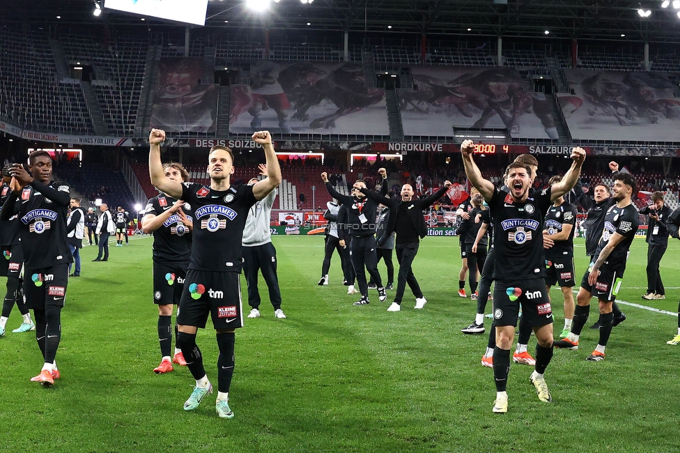 Salzburg - Sturm Graz
OEFB Cup, Halbfinale, FC RB Salzburg - SK Sturm Graz, Stadion Wals-Siezenheim, 04.04.2024. 

Foto zeigt die Mannschaft von Sturm
