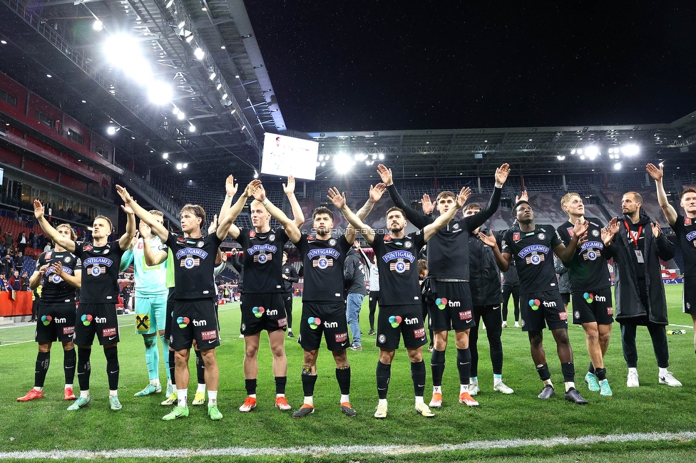 Salzburg - Sturm Graz
OEFB Cup, Halbfinale, FC RB Salzburg - SK Sturm Graz, Stadion Wals-Siezenheim, 04.04.2024. 

Foto zeigt die Mannschaft von Sturm
