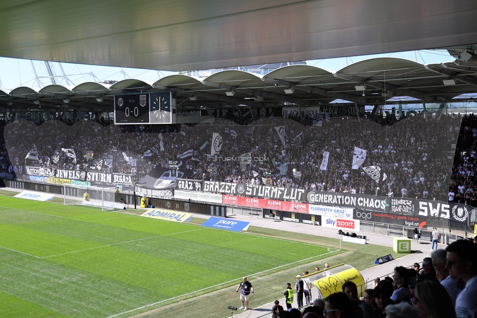 Sturm Graz - LASK
Oesterreichische Fussball Bundesliga, 25. Runde, SK Sturm Graz - LASK, Stadion Liebenau Graz, 07.04.2024. 

Foto zeigt Fans von Sturm
