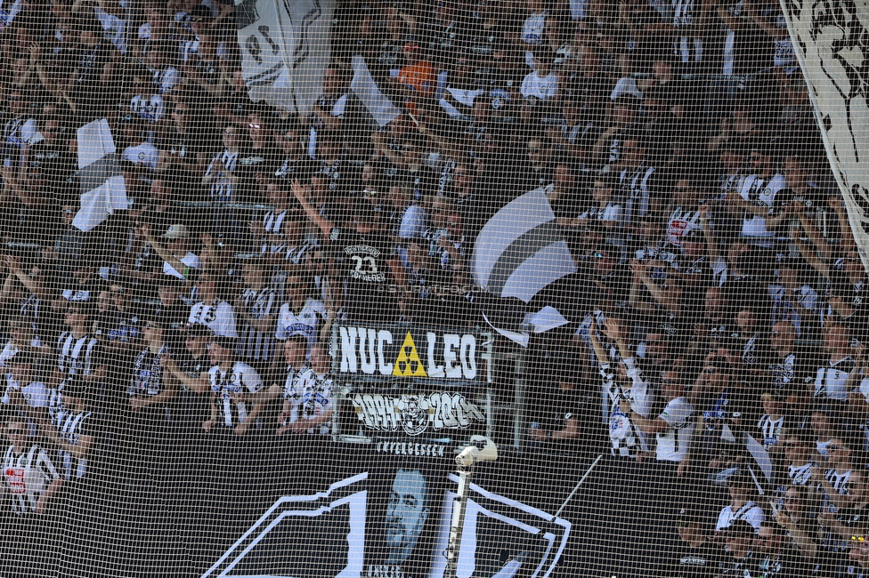 Sturm Graz - LASK
Oesterreichische Fussball Bundesliga, 25. Runde, SK Sturm Graz - LASK, Stadion Liebenau Graz, 07.04.2024. 

Foto zeigt Fans von Sturm
Schlüsselwörter: brigata