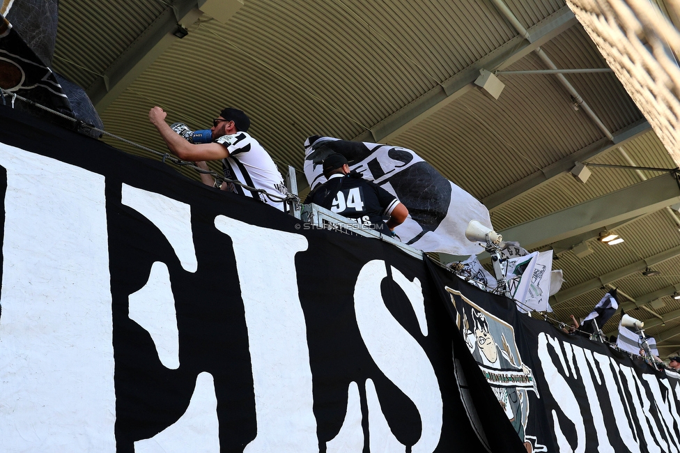 Sturm Graz - LASK
Oesterreichische Fussball Bundesliga, 25. Runde, SK Sturm Graz - LASK, Stadion Liebenau Graz, 07.04.2024. 

Foto zeigt Fans von Sturm
Schlüsselwörter: jewels vorsaenger