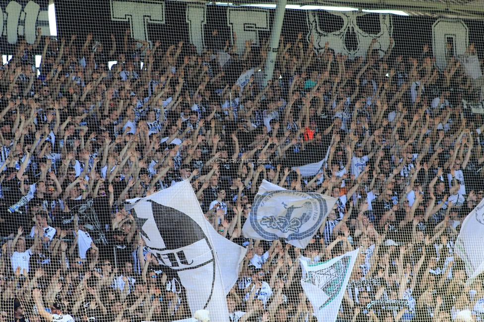 Sturm Graz - LASK
Oesterreichische Fussball Bundesliga, 25. Runde, SK Sturm Graz - LASK, Stadion Liebenau Graz, 07.04.2024. 

Foto zeigt Fans von Sturm
Schlüsselwörter: jewels