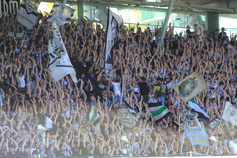 Sturm Graz - LASK
Oesterreichische Fussball Bundesliga, 25. Runde, SK Sturm Graz - LASK, Stadion Liebenau Graz, 07.04.2024. 

Foto zeigt Fans von Sturm
Schlüsselwörter: sturmflut blackstorm