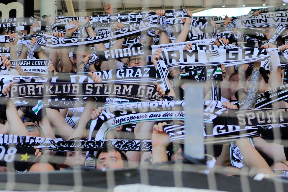 Sturm Graz - LASK
Oesterreichische Fussball Bundesliga, 25. Runde, SK Sturm Graz - LASK, Stadion Liebenau Graz, 07.04.2024. 

Foto zeigt Fans von Sturm
Schlüsselwörter: schals