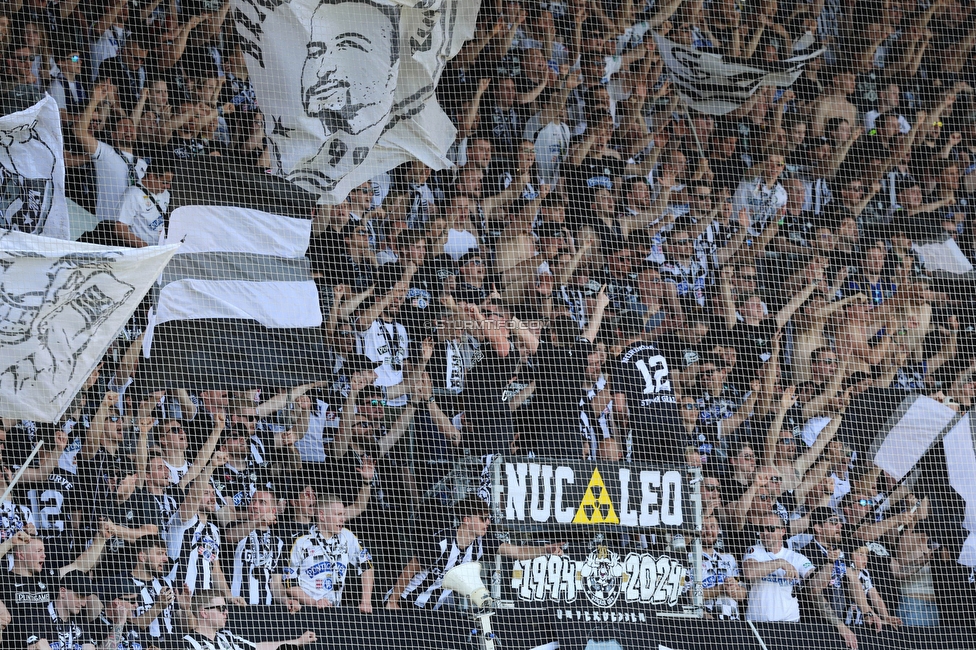 Sturm Graz - LASK
Oesterreichische Fussball Bundesliga, 25. Runde, SK Sturm Graz - LASK, Stadion Liebenau Graz, 07.04.2024. 

Foto zeigt Fans von Sturm
