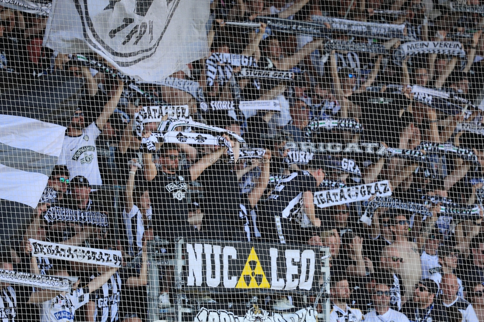 Sturm Graz - LASK
Oesterreichische Fussball Bundesliga, 25. Runde, SK Sturm Graz - LASK, Stadion Liebenau Graz, 07.04.2024. 

Foto zeigt Fans von Sturm
Schlüsselwörter: brigata vorsaenger