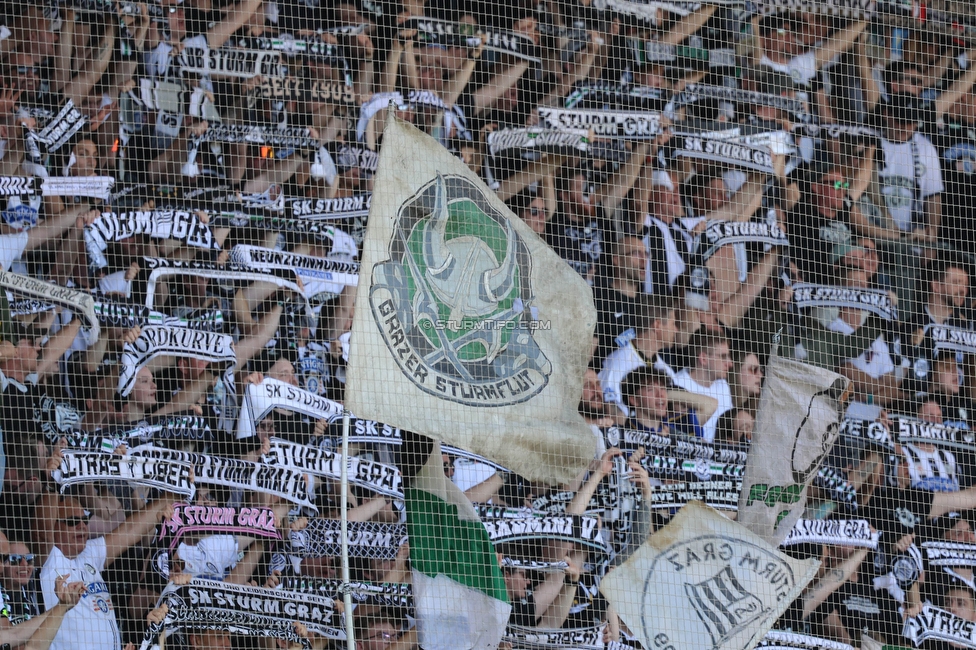 Sturm Graz - LASK
Oesterreichische Fussball Bundesliga, 25. Runde, SK Sturm Graz - LASK, Stadion Liebenau Graz, 07.04.2024. 

Foto zeigt Fans von Sturm
Schlüsselwörter: sturmflut schals