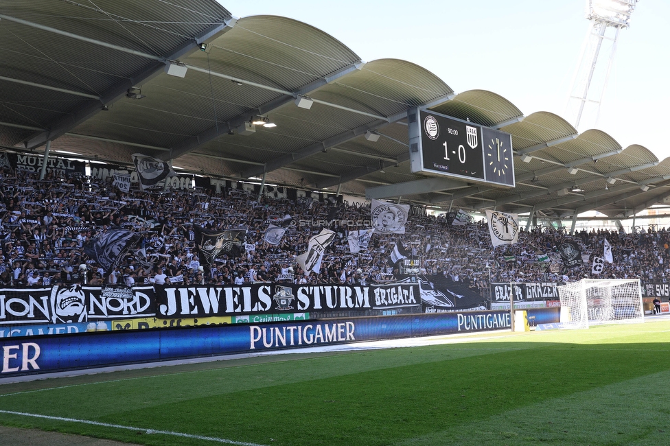 Sturm Graz - LASK
Oesterreichische Fussball Bundesliga, 25. Runde, SK Sturm Graz - LASK, Stadion Liebenau Graz, 07.04.2024. 

Foto zeigt Fans von Sturm
Schlüsselwörter: schals