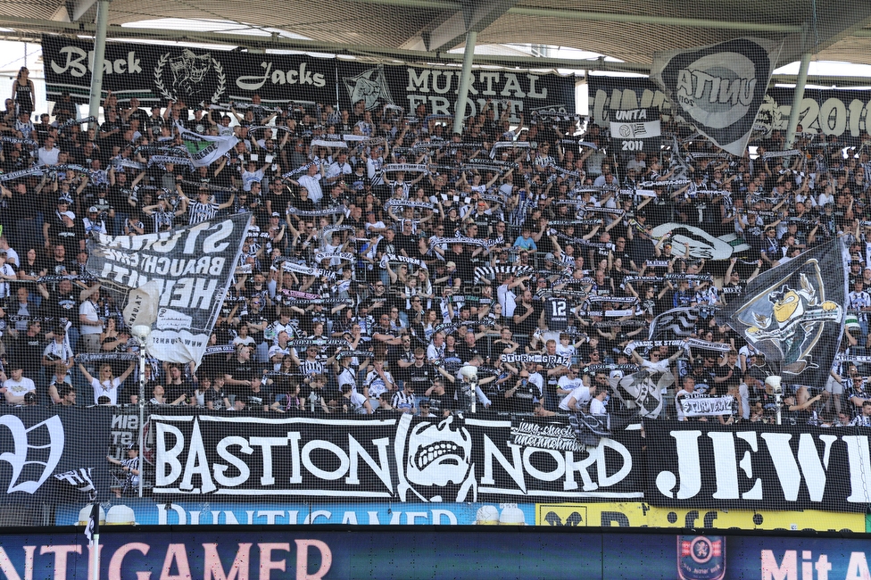 Sturm Graz - LASK
Oesterreichische Fussball Bundesliga, 25. Runde, SK Sturm Graz - LASK, Stadion Liebenau Graz, 07.04.2024. 

Foto zeigt Fans von Sturm
Schlüsselwörter: bastion schals