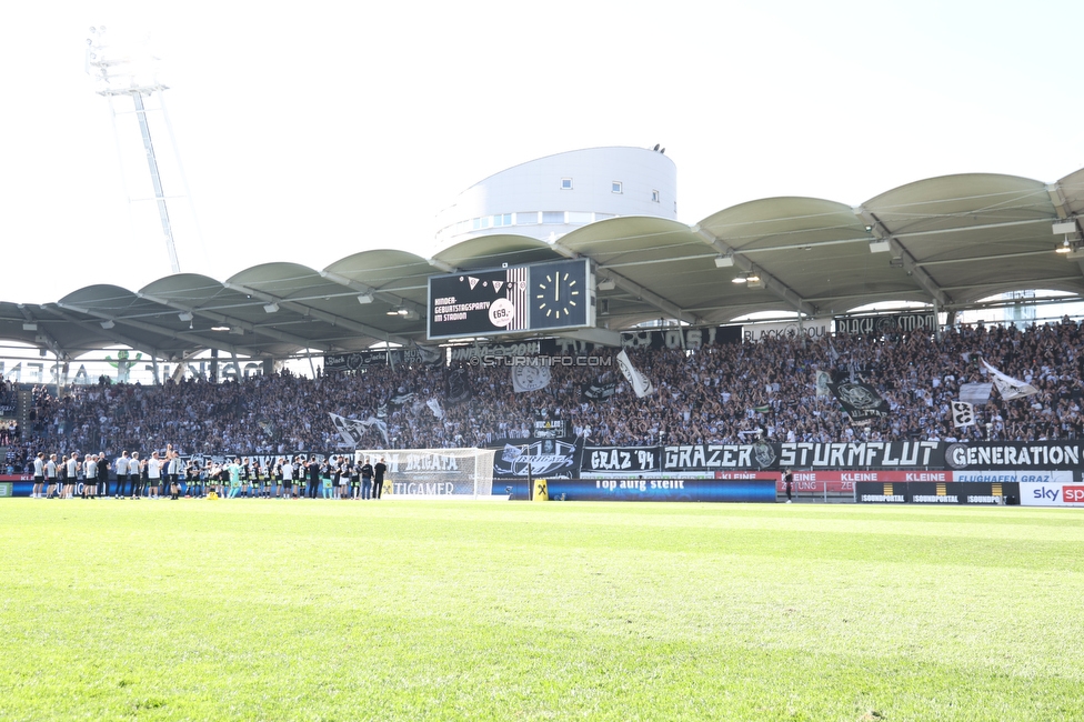 Sturm Graz - LASK
Oesterreichische Fussball Bundesliga, 25. Runde, SK Sturm Graz - LASK, Stadion Liebenau Graz, 07.04.2024. 

Foto zeigt Fans von Sturm
