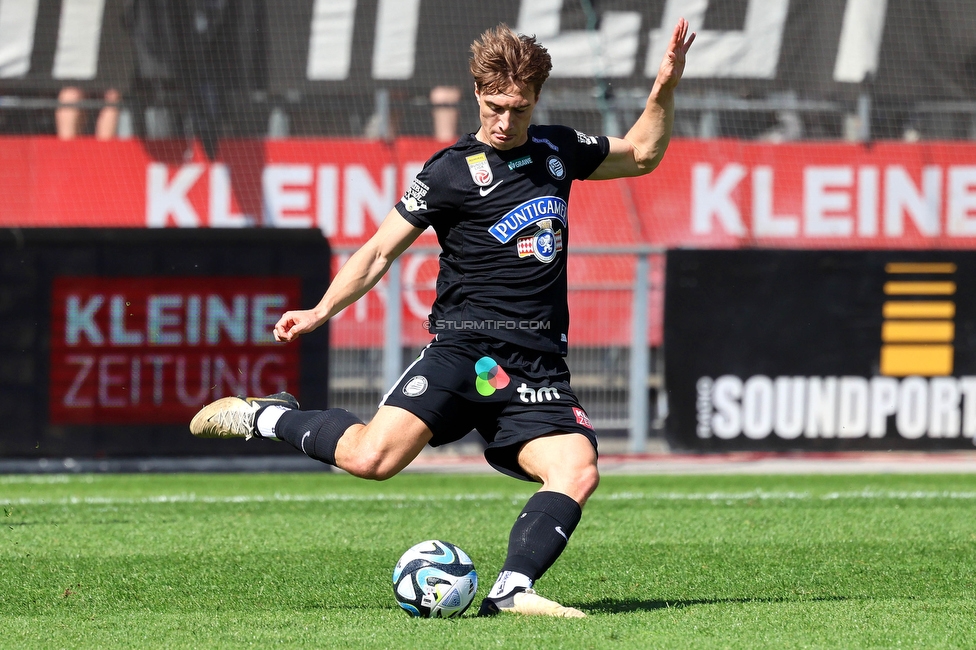 Sturm Graz - LASK
Oesterreichische Fussball Bundesliga, 25. Runde, SK Sturm Graz - LASK, Stadion Liebenau Graz, 07.04.2024. 

Foto zeigt David Affengruber (Sturm)
