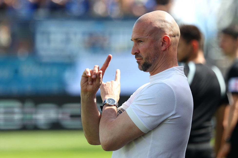 Hartberg - Sturm Graz
Oesterreichische Fussball Bundesliga, 26. Runde, TSV Hartberg - SK Sturm Graz,  PROfertil ARENA Hartberg, 14.04.2024. 

Foto zeigt Christian Ilzer (Cheftrainer Sturm)
