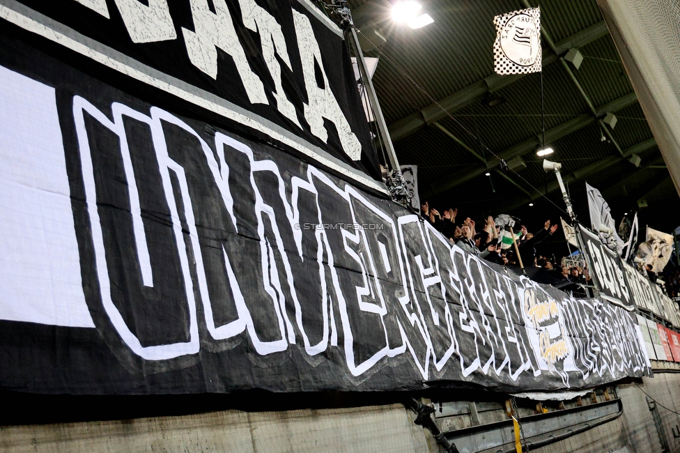 Sturm Graz - Rapid Wien
Oesterreichische Fussball Bundesliga, 27. Runde, SK Sturm Graz - SK Rapid Wien, Stadion Liebenau Graz, 19.04.2024. 

Foto zeigt Fans von Sturm
Schlüsselwörter: brigata