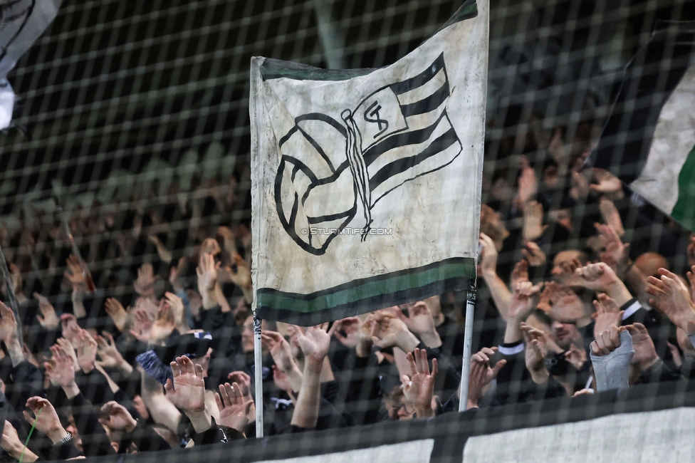 Sturm Graz - Rapid Wien
Oesterreichische Fussball Bundesliga, 27. Runde, SK Sturm Graz - SK Rapid Wien, Stadion Liebenau Graz, 19.04.2024. 

Foto zeigt Fans von Sturm
Schlüsselwörter: sturmflut