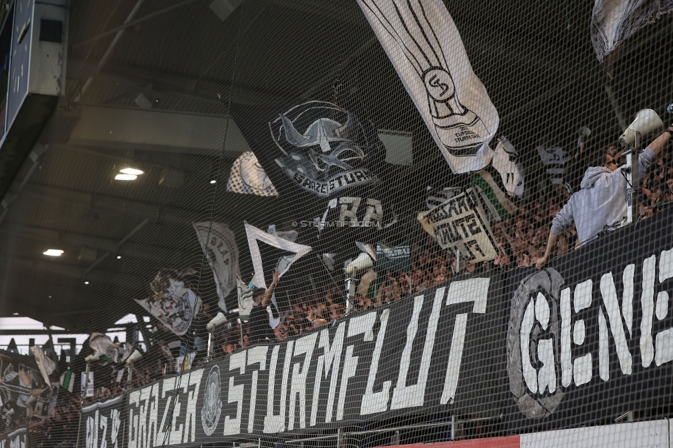 Sturm Graz - Rapid Wien
Oesterreichische Fussball Bundesliga, 27. Runde, SK Sturm Graz - SK Rapid Wien, Stadion Liebenau Graz, 19.04.2024. 

Foto zeigt Fans von Sturm
Schlüsselwörter: sturmflut