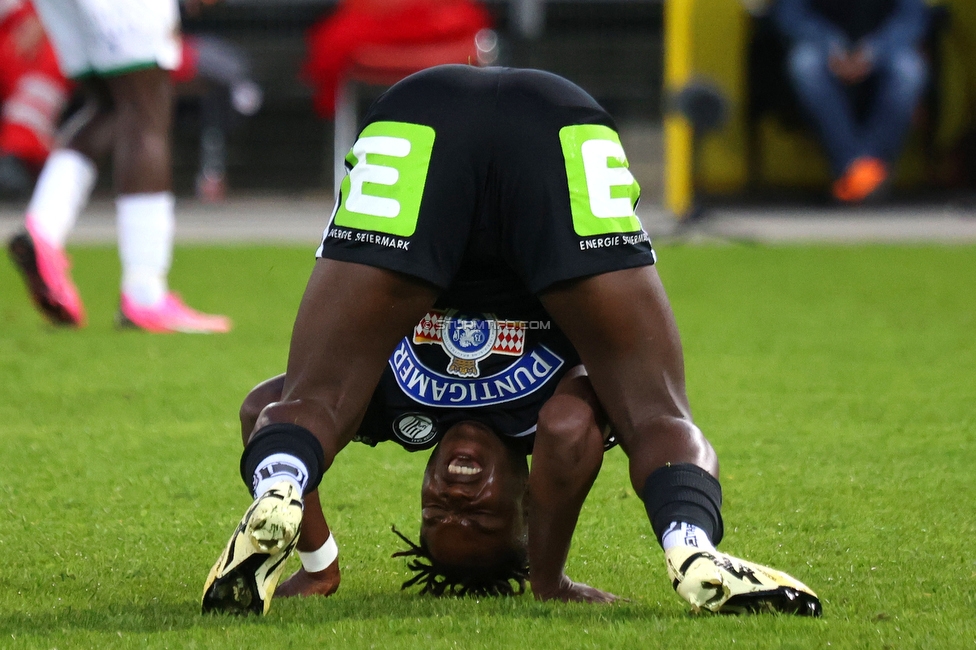 Sturm Graz - Rapid Wien
Oesterreichische Fussball Bundesliga, 27. Runde, SK Sturm Graz - SK Rapid Wien, Stadion Liebenau Graz, 19.04.2024. 

Foto zeigt Seedyahmed Tijan Jatta (Sturm)
