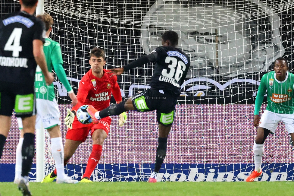 Sturm Graz - Rapid Wien
Oesterreichische Fussball Bundesliga, 27. Runde, SK Sturm Graz - SK Rapid Wien, Stadion Liebenau Graz, 19.04.2024. 

Foto zeigt Amady Camara (Sturm)
