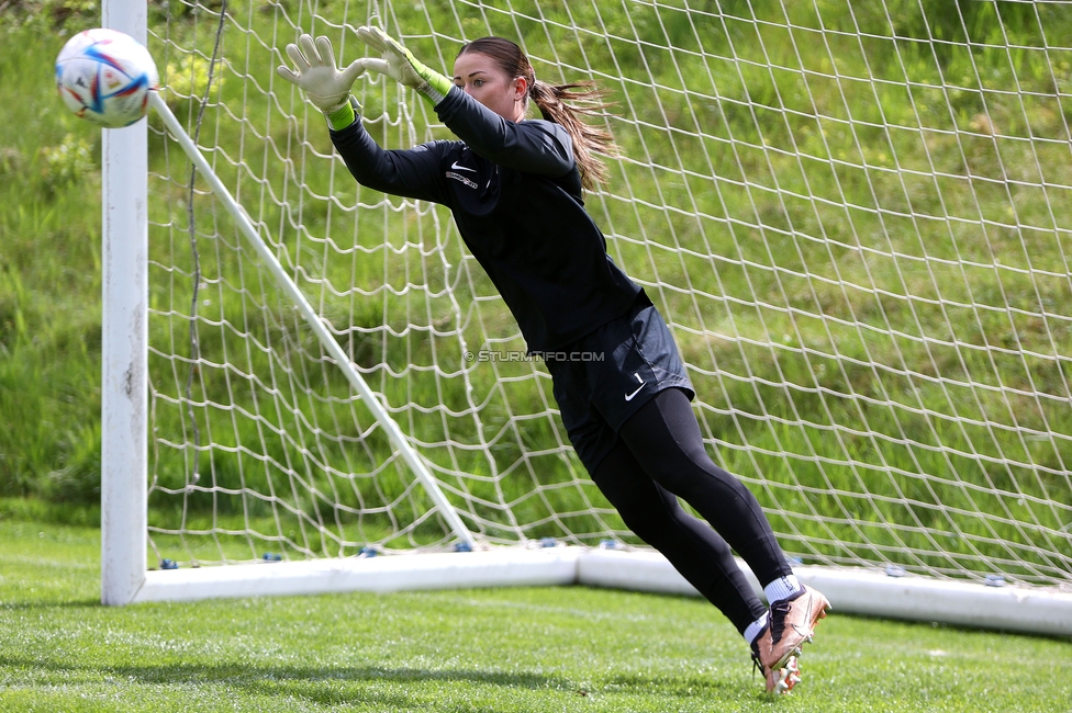 Sturm Damen - Wacker Innsbruck
OEFB Frauen Bundesliga, 13. Runde, SK Sturm Graz Damen - FC Wacker Innsbruck, Gruabn Graz, 21.04.2024. 

Foto zeigt Mariella El Sherif (Sturm Damen)
