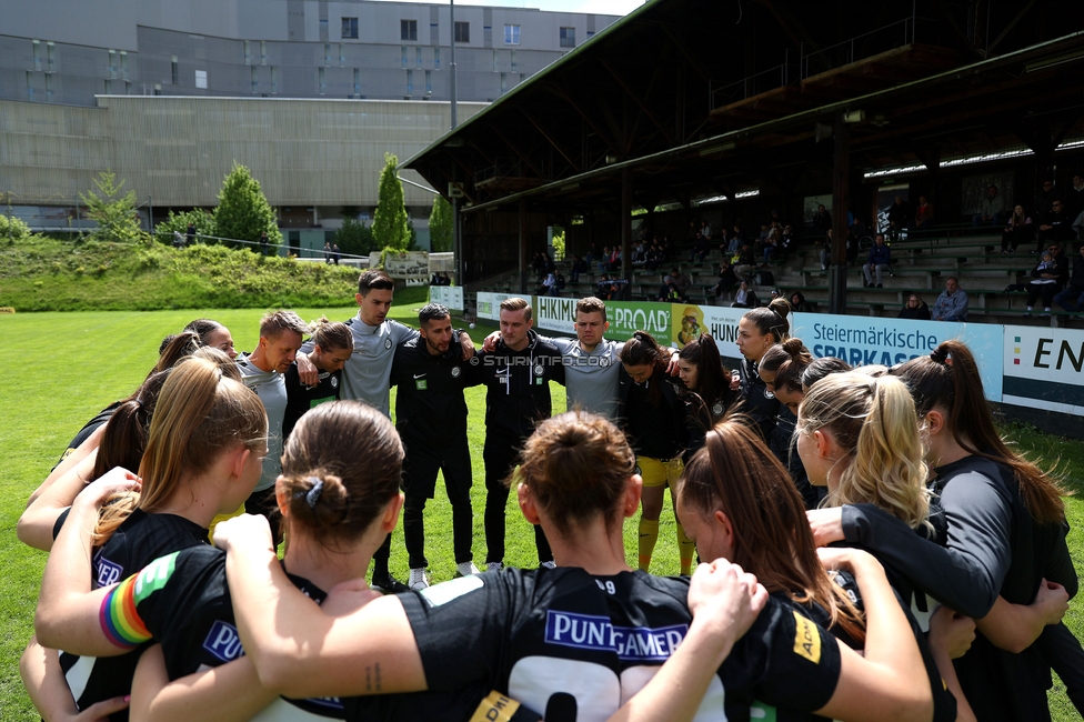 Sturm Damen - Wacker Innsbruck
OEFB Frauen Bundesliga, 13. Runde, SK Sturm Graz Damen - FC Wacker Innsbruck, Gruabn Graz, 21.04.2024. 

Foto zeigt die Mannschaft der Sturm Damen
