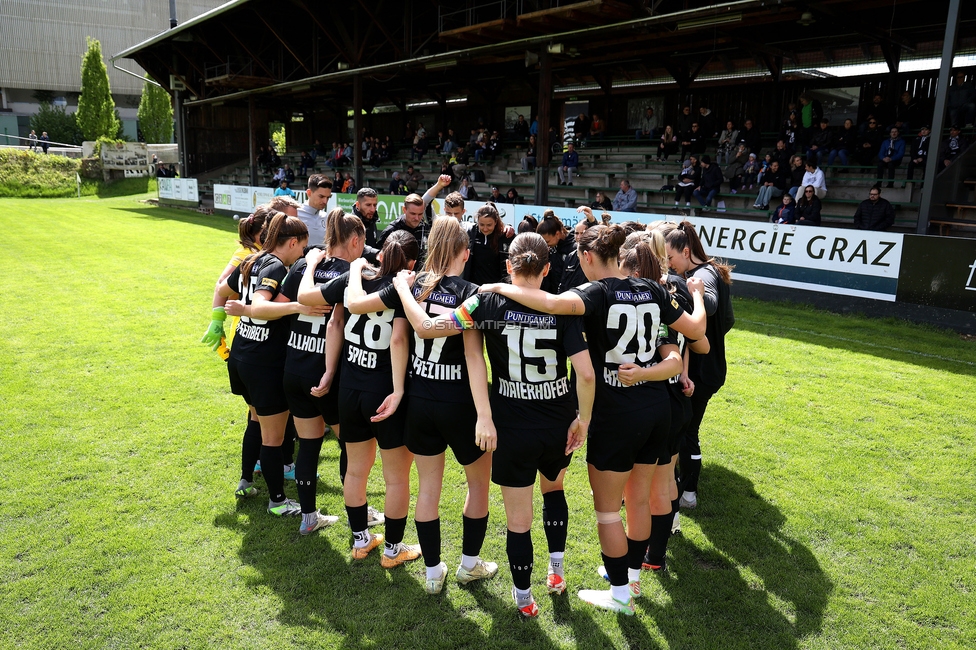 Sturm Damen - Wacker Innsbruck
OEFB Frauen Bundesliga, 13. Runde, SK Sturm Graz Damen - FC Wacker Innsbruck, Gruabn Graz, 21.04.2024. 

Foto zeigt die Mannschaft der Sturm Damen
