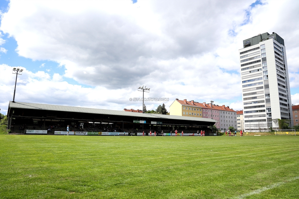 Sturm Damen - Wacker Innsbruck
OEFB Frauen Bundesliga, 13. Runde, SK Sturm Graz Damen - FC Wacker Innsbruck, Gruabn Graz, 21.04.2024. 

Foto zeigt die Gruabn
