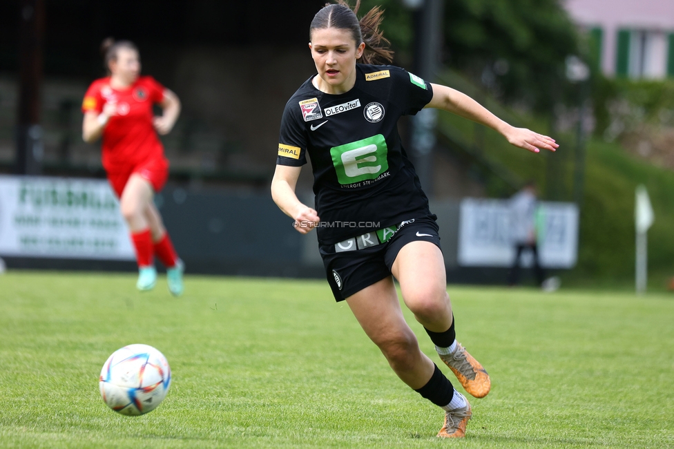 Sturm Damen - Wacker Innsbruck
OEFB Frauen Bundesliga, 13. Runde, SK Sturm Graz Damen - FC Wacker Innsbruck, Gruabn Graz, 21.04.2024. 

Foto zeigt Marie Spiess (Sturm Damen)
