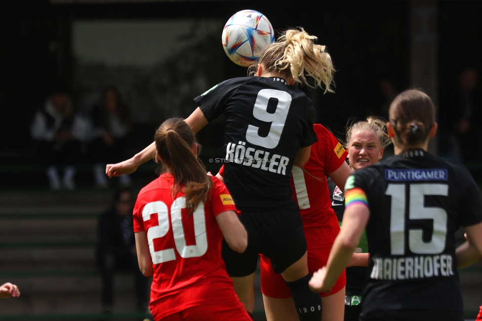 Sturm Damen - Wacker Innsbruck
OEFB Frauen Bundesliga, 13. Runde, SK Sturm Graz Damen - FC Wacker Innsbruck, Gruabn Graz, 21.04.2024. 

Foto zeigt Elena Koessler (Sturm Damen)
