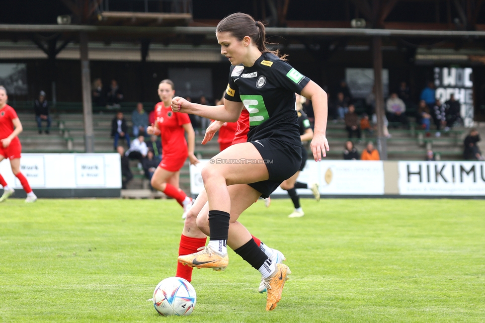 Sturm Damen - Wacker Innsbruck
OEFB Frauen Bundesliga, 13. Runde, SK Sturm Graz Damen - FC Wacker Innsbruck, Gruabn Graz, 21.04.2024. 

Foto zeigt Marie Spiess (Sturm Damen)
